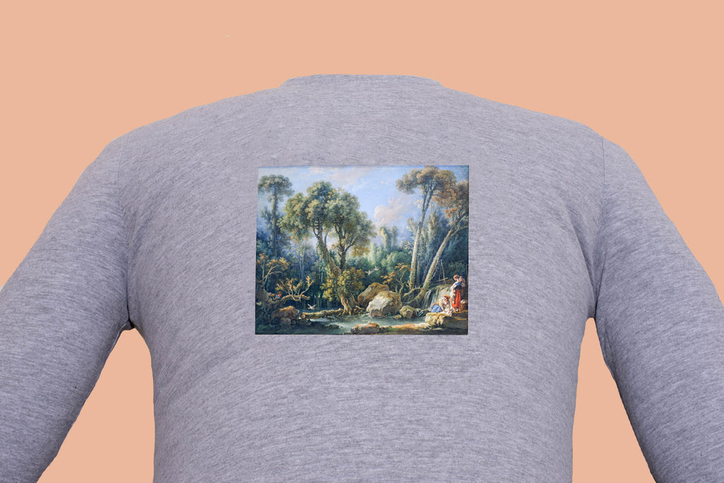 Hosszú ujjú póló (François Boucher - Laundresses in a Landscape)