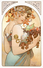 Hosszú ujjú póló (Alfons Mucha - Fruit)