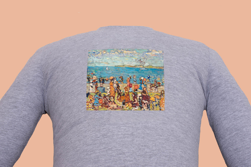 Hosszú ujjú póló ( Maurice Prendergast - Beach Scene)