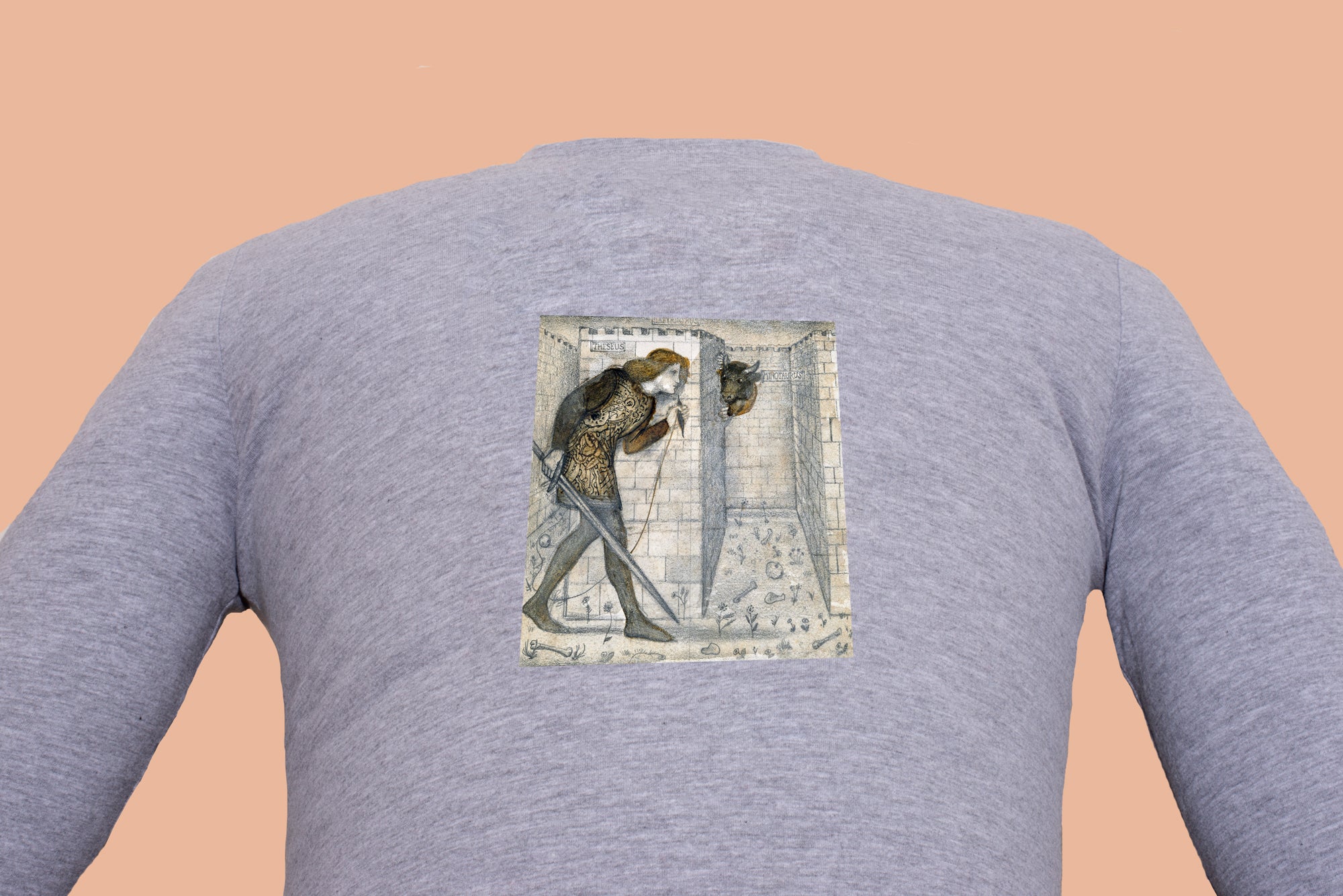 Hosszú ujjú póló (Edward Burne Jones - Theseus)