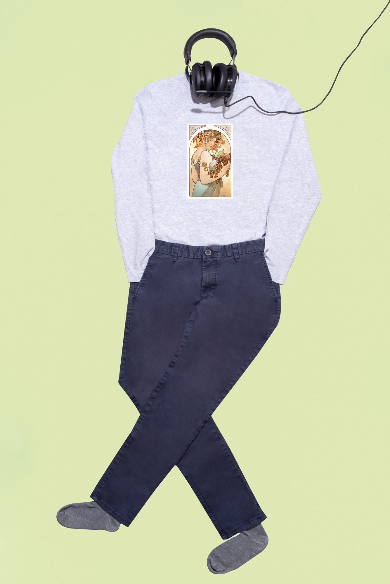 Hosszú ujjú póló (Alfons Mucha - Fruit)