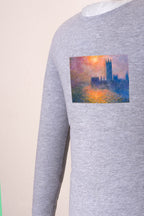 Hosszú ujjú póló (Claude Monet - Houses of Parliament)