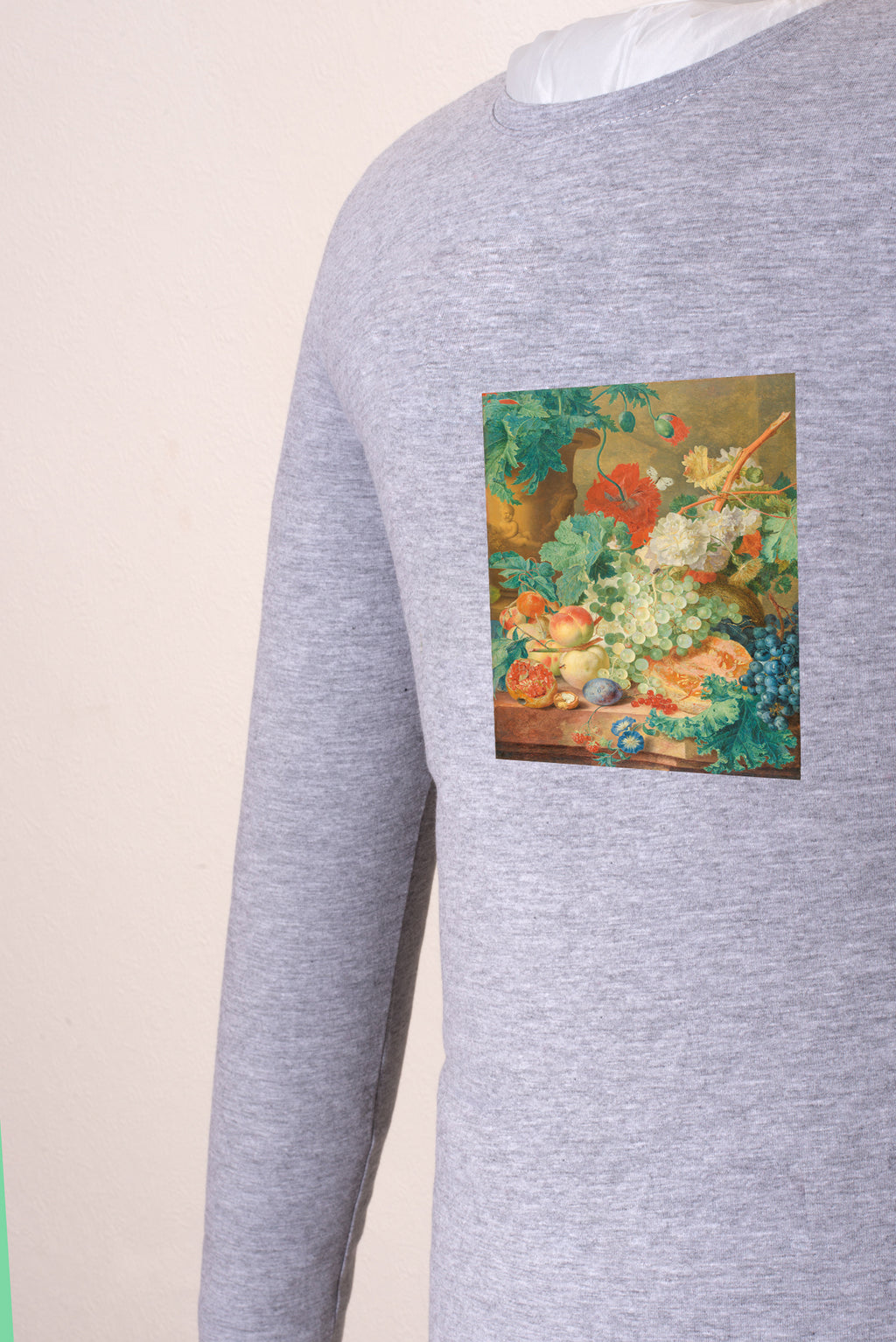 Hosszú ujjú póló (Jan van Huysum - Still Life with Flowers and Fruit)