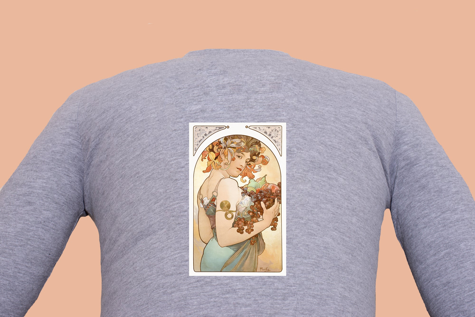 Hosszú ujjú póló (Alfons Mucha - Fruit)