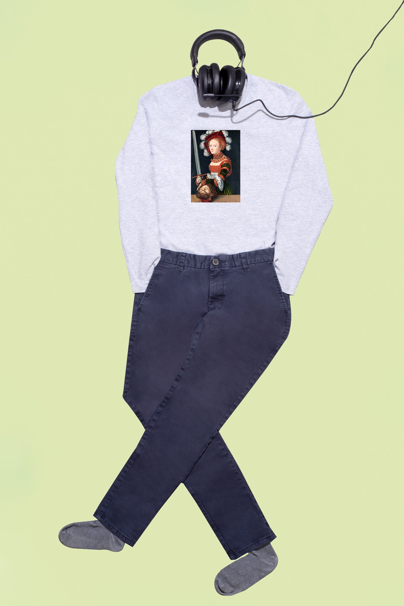 Hosszú ujjú póló (Lucas Cranach the Elder - Judith with the Head of Holofernes)