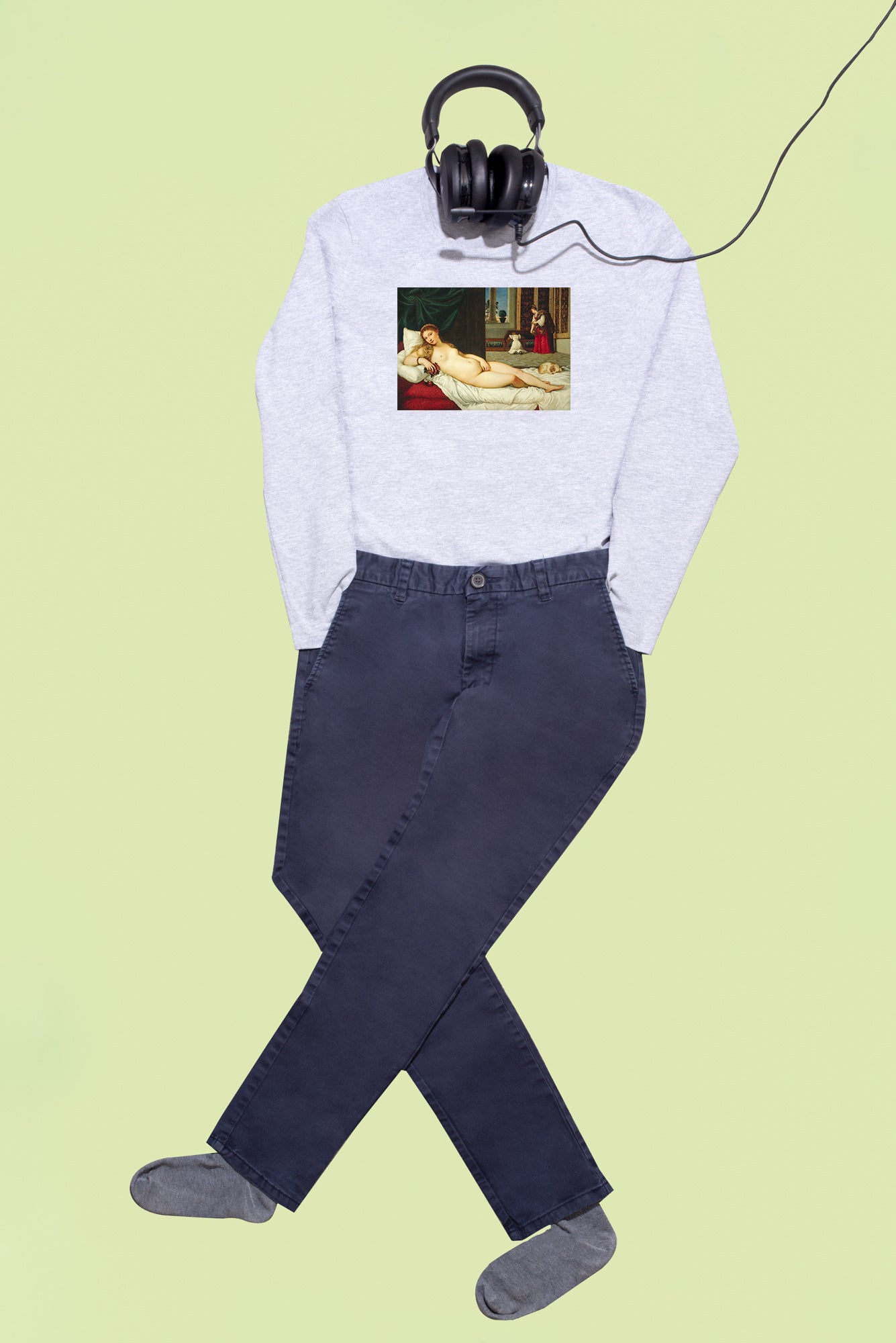 Hosszú ujjú póló (Tiziano Vecellio - Venus of Urbino)