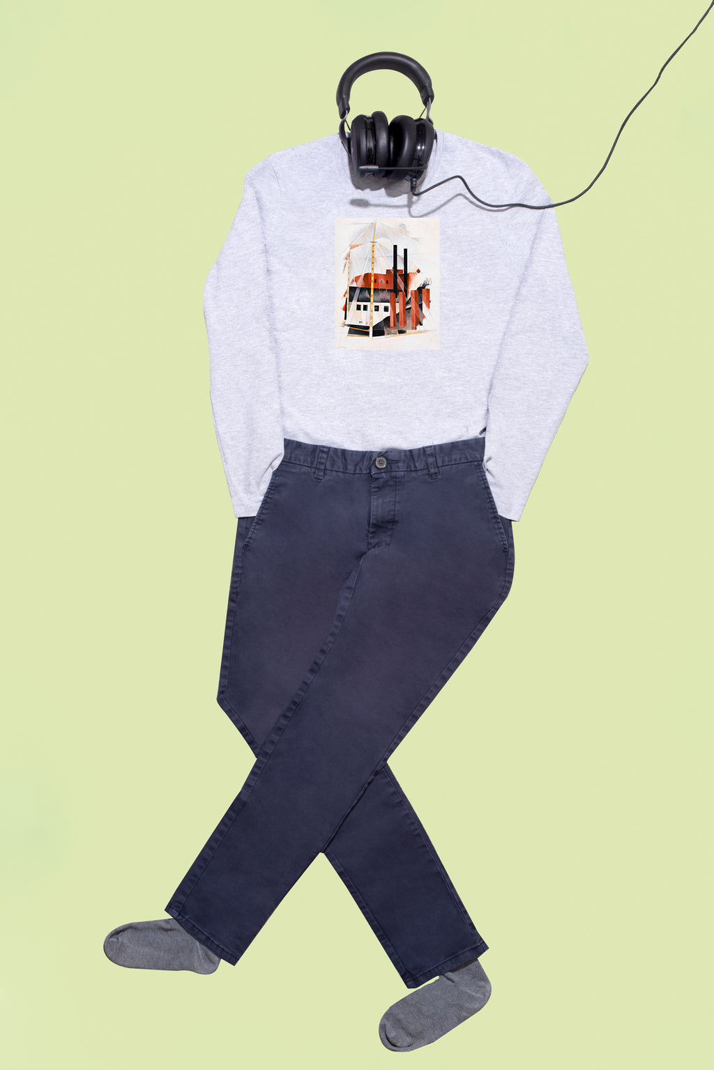 Hosszú ujjú póló (Charles Demut - Piano Mover’s Holiday)