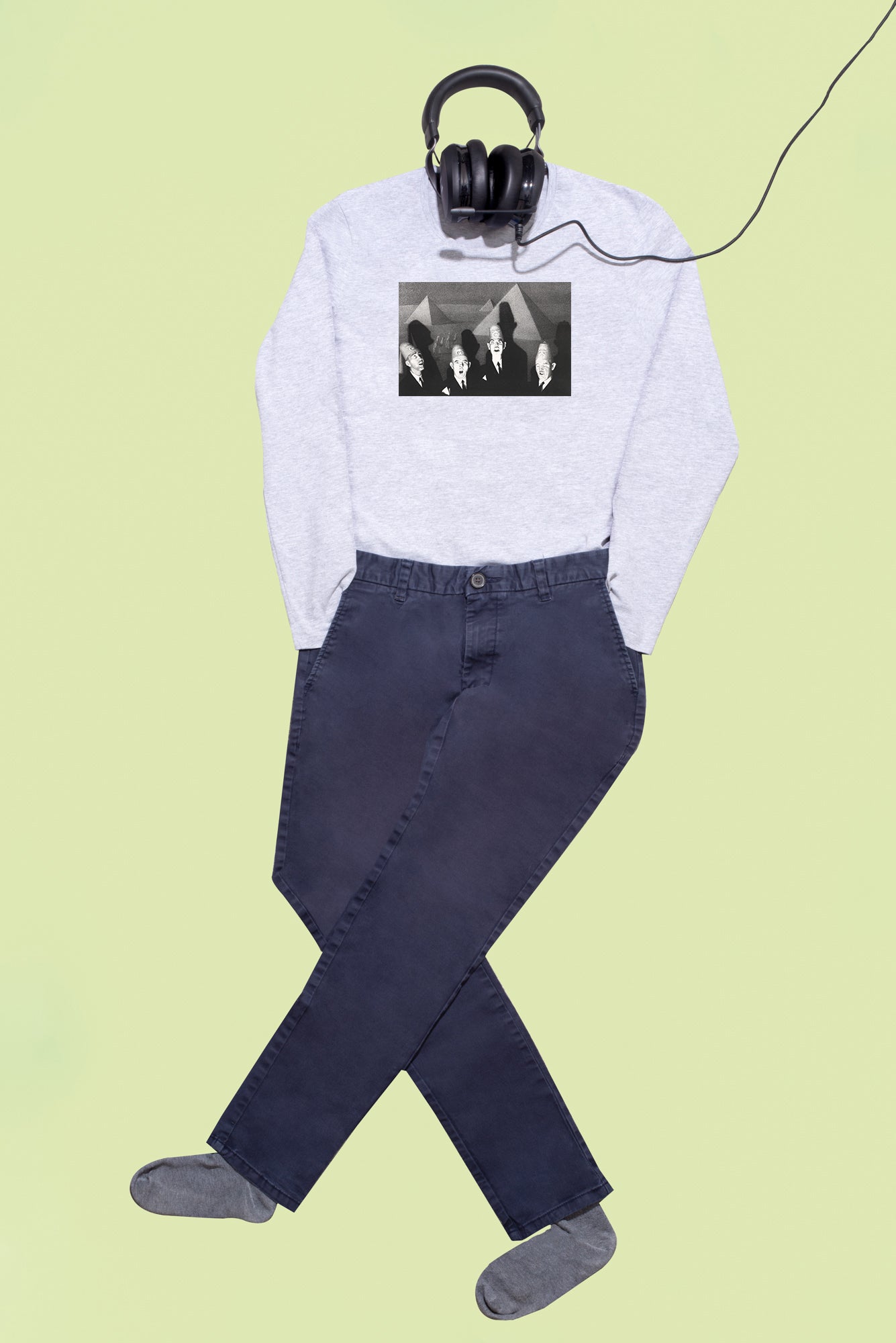 Hosszú ujjú póló (Grant Wood - Shrine Quartet)