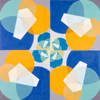 Kapucnis pulóver (Joseph Schillinger - Green Squares)