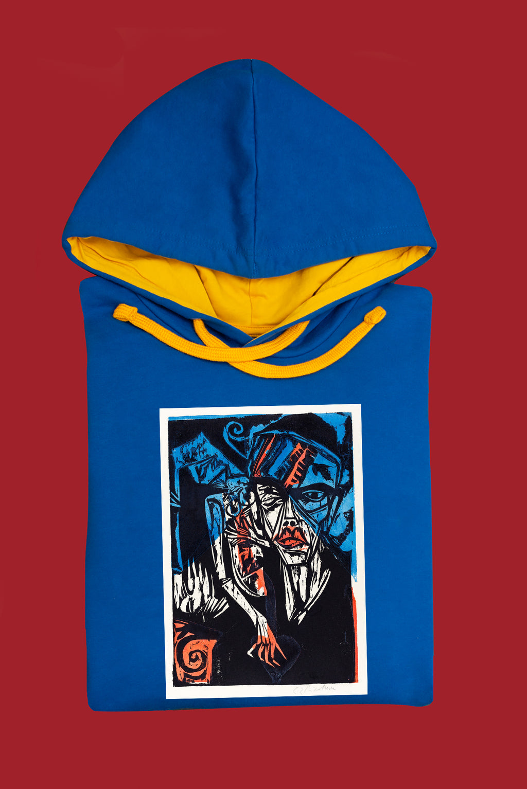 Kapucnis pulóver (Ernst Ludwig Kirchner - Struggles (Torments of Love))