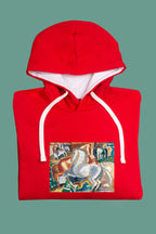 Kapucnis pulóver (Leo Gestel - Horses in Landscape)