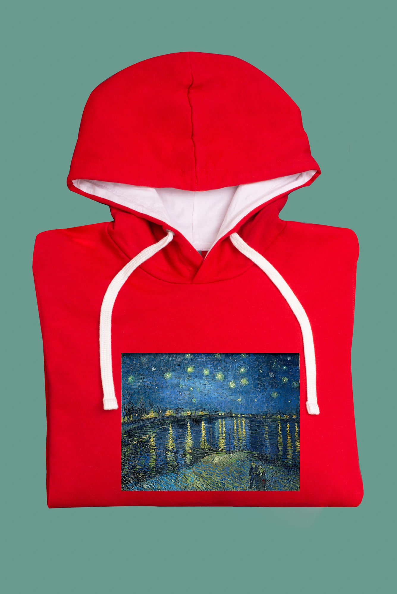 Kapucnis pulóver (Vincent van Gogh - Starry Night Over the Rhone)