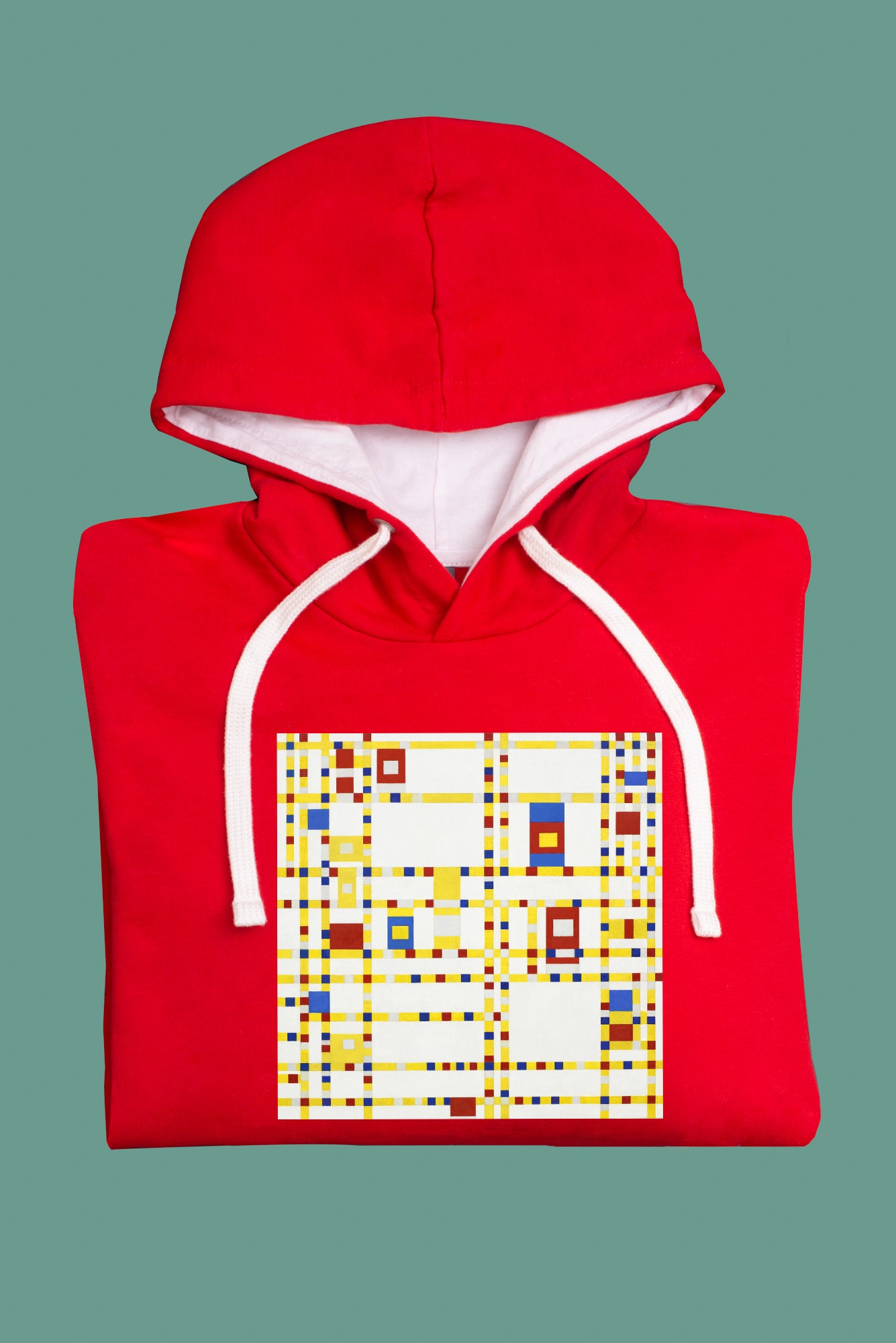 Kapucnis pulóver (Piet Mondrian - Broadway Boogie Woogie)