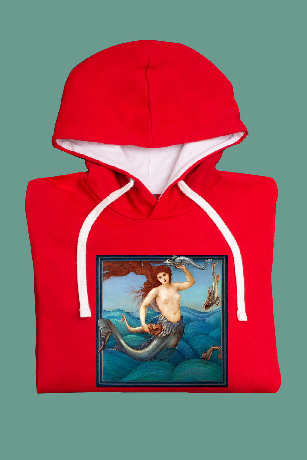 Kapucnis pulóver (Edward Coley Burne-Jones - A Sea-Nymph)