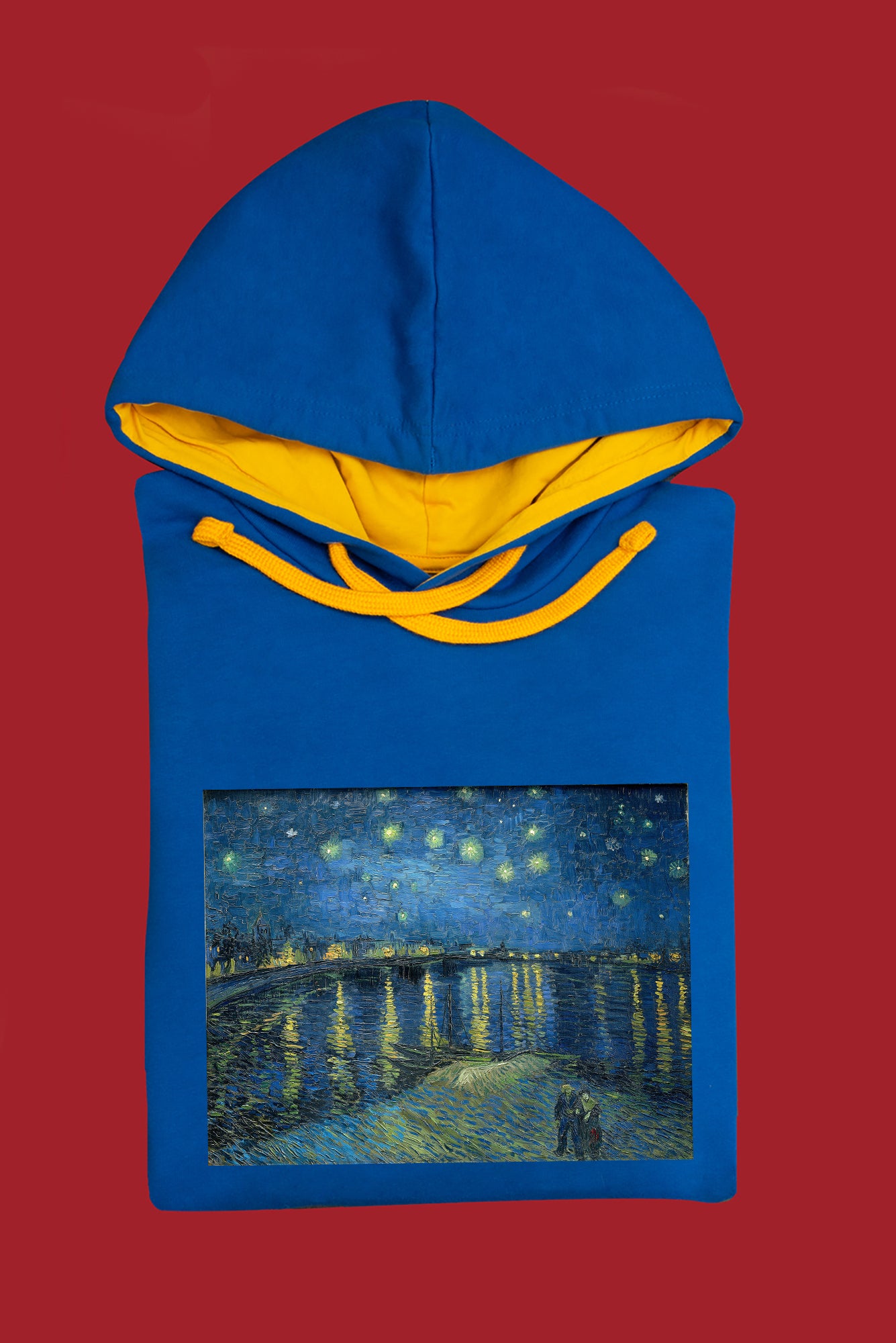 Kapucnis pulóver (Vincent van Gogh - Starry Night Over the Rhone)