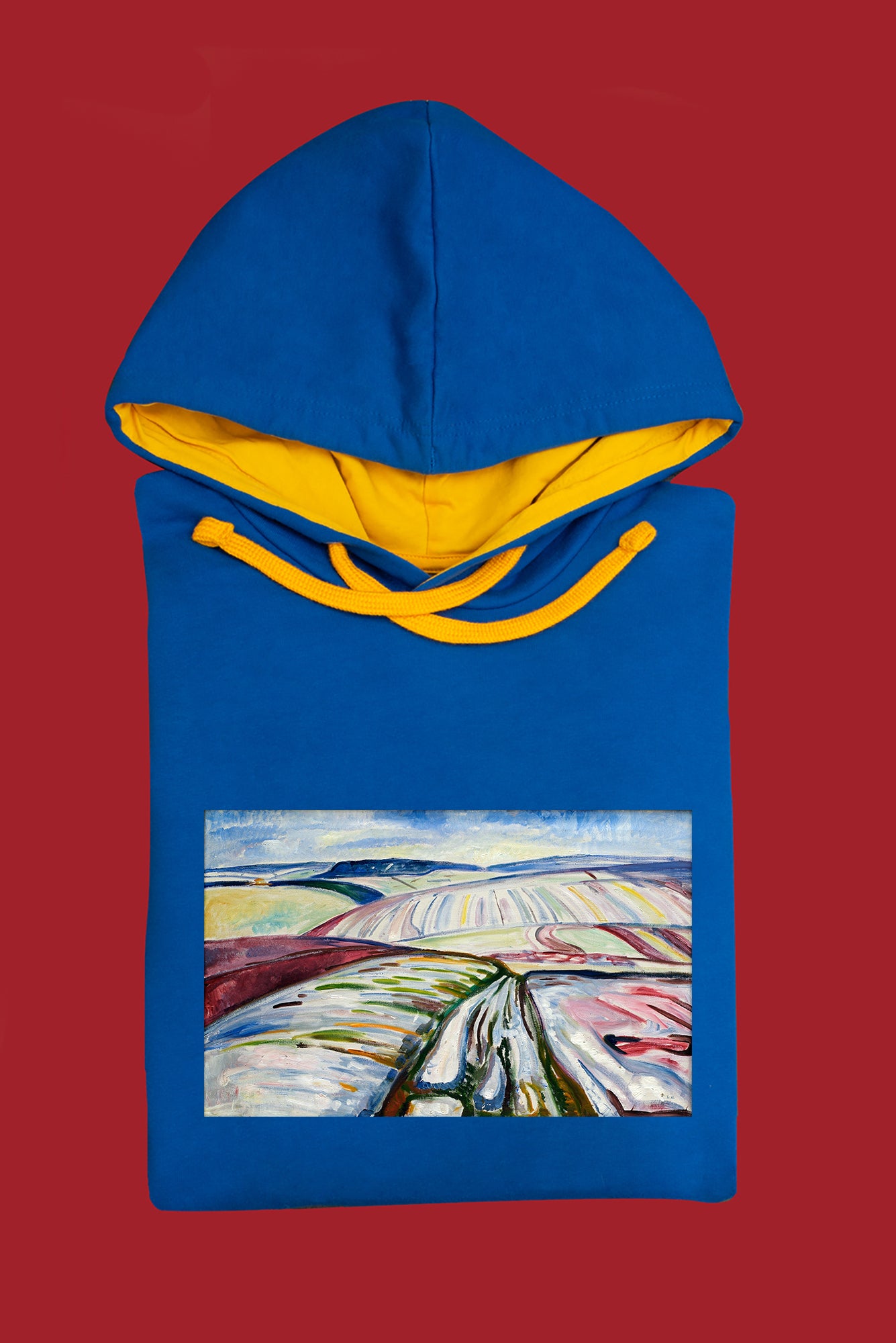 Kapucnis pulóver (Edvard Munch - Winter Landscape)