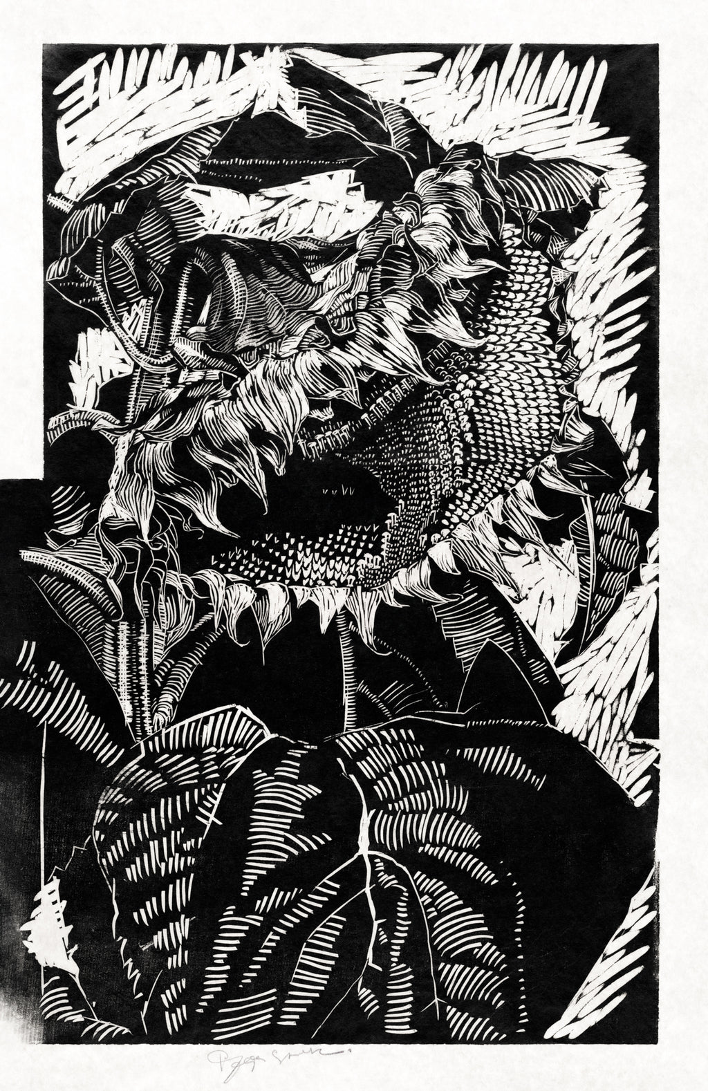 Női ujjatlan magas nyakú body (Reijer Stolk - Sunflower)