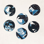 Női ujjatlan magas nyakú body (Richard Roland Holst - Six circular designs)