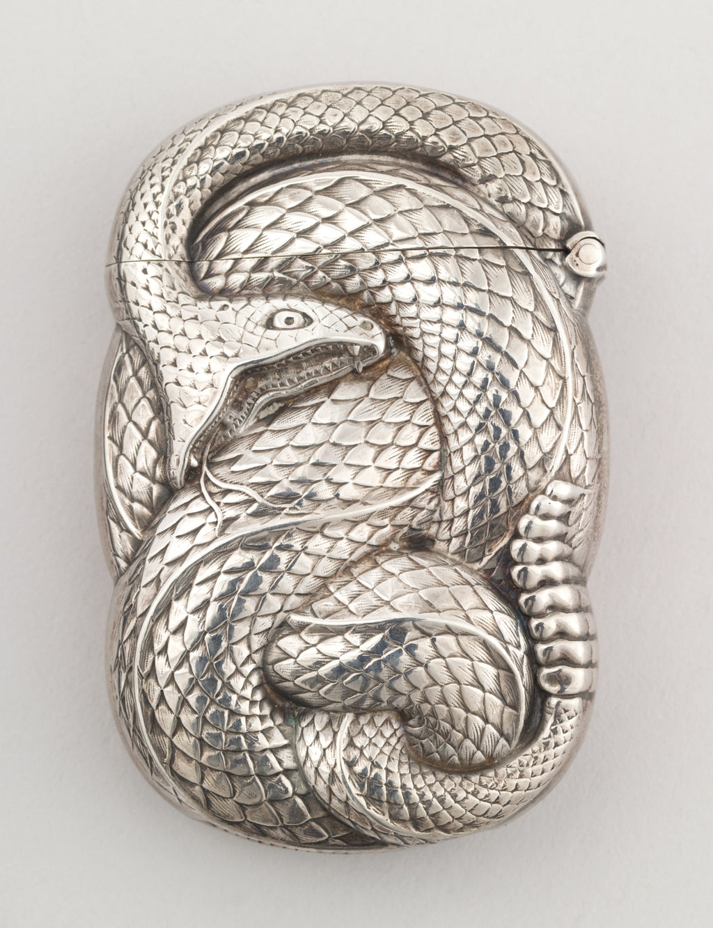 Női ujjatlan magasnyakú body (William B. Kerr - Coiled Rattlesnake)