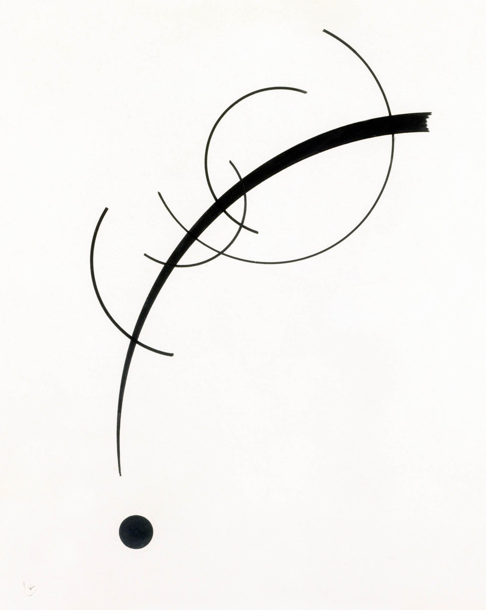 Női pólóruha ( Wassily Kandinsky - Free Curve to the Point )