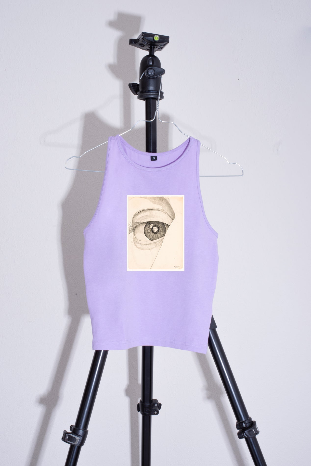 Női trikó (Cor van Teeseling - Zelfportret met portret in pupil)