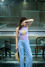 Női trikó (Gustav Klimt- Bauerngarten mit Sonnenblumen)