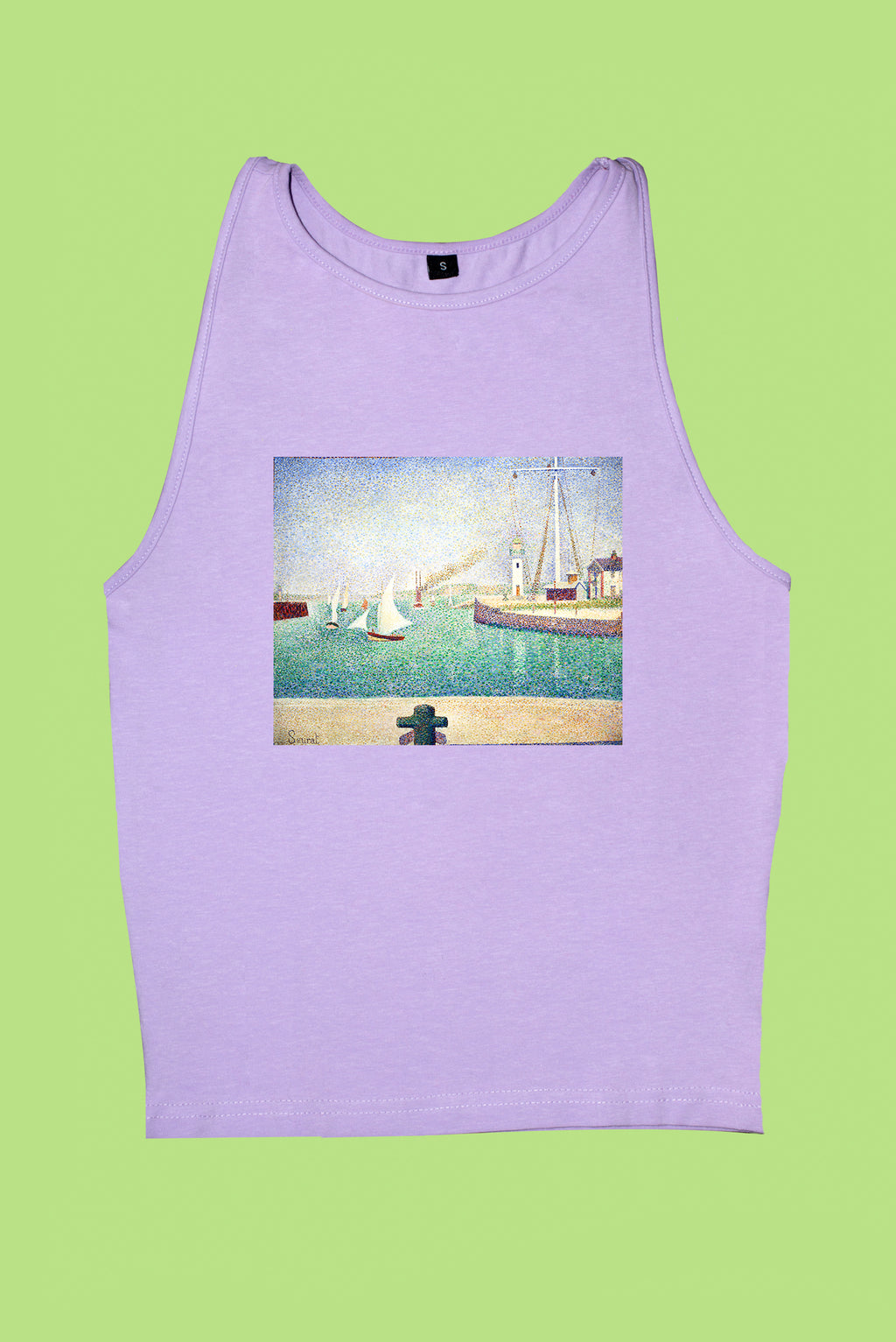 Női trikó (Georges Seurat - Port Of Honfleur)