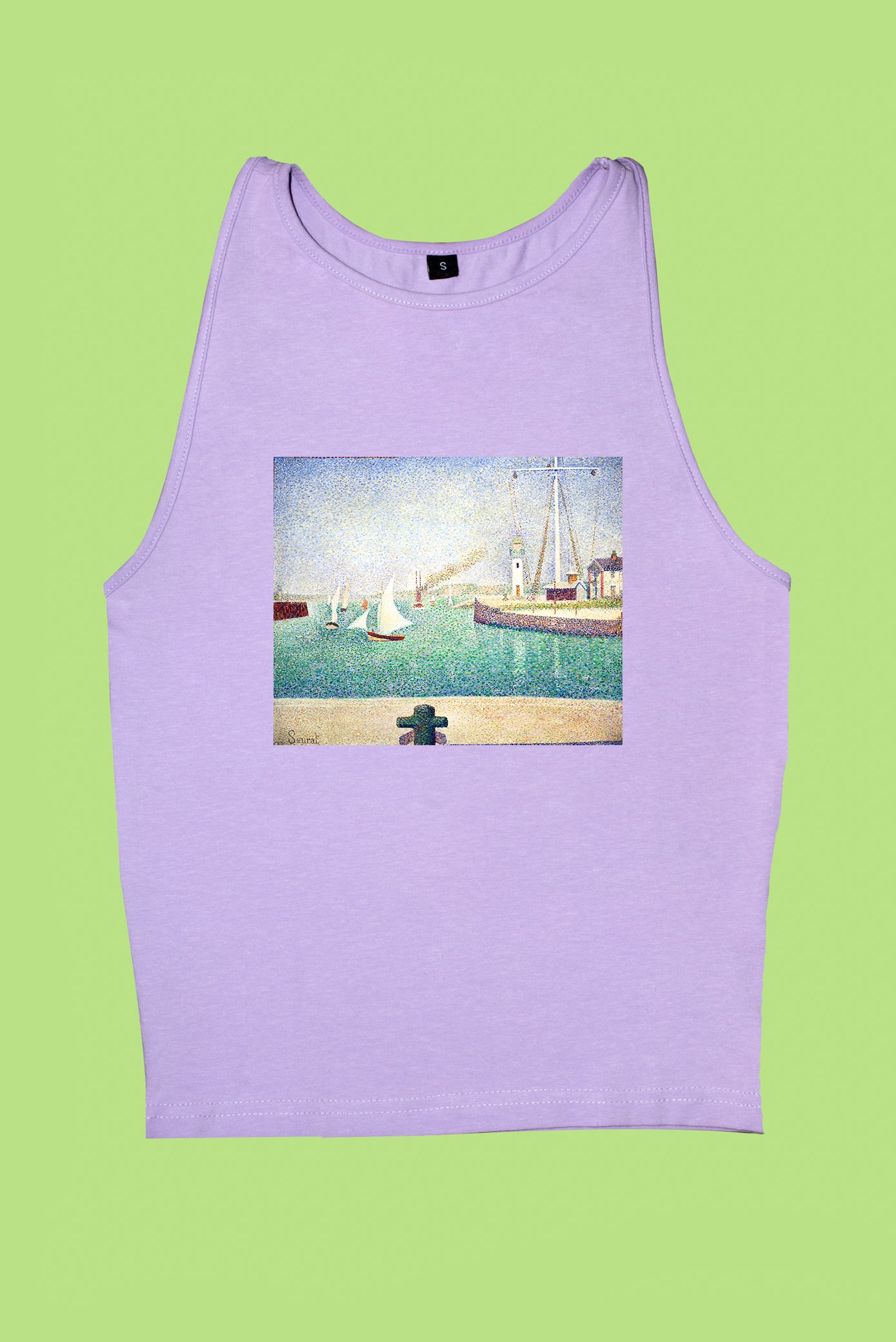 Női trikó (Georges Seurat - Port Of Honfleur)