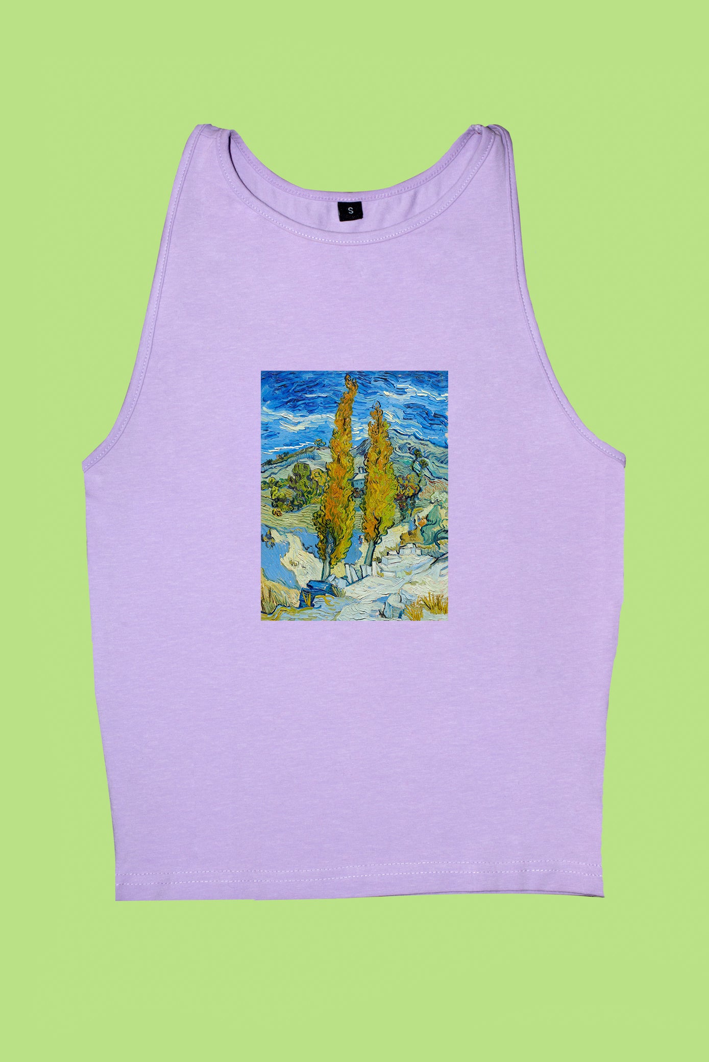 Női trikó (Vincent van Gogh - Two Poplars on a Road Through the Hills)