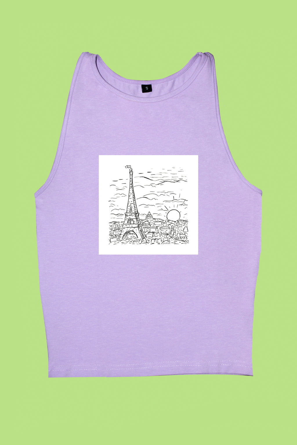 Női trikó (Leo Gestel - View of the Eiffel Tower in Paris)