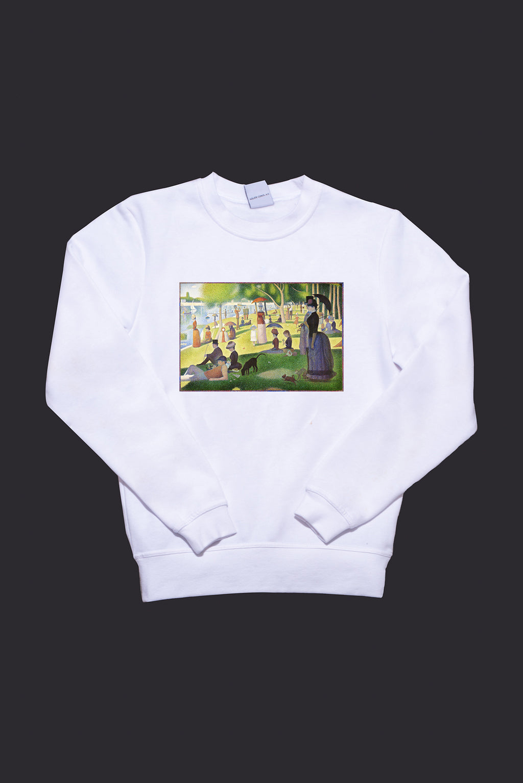 Pamut pulóver - Unisex (Georges Seurat - Sunday Afternoon on the Grande Jatte)