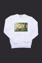 Pamut pulóver - Unisex (Georges Seurat - Sunday Afternoon on the Grande Jatte)