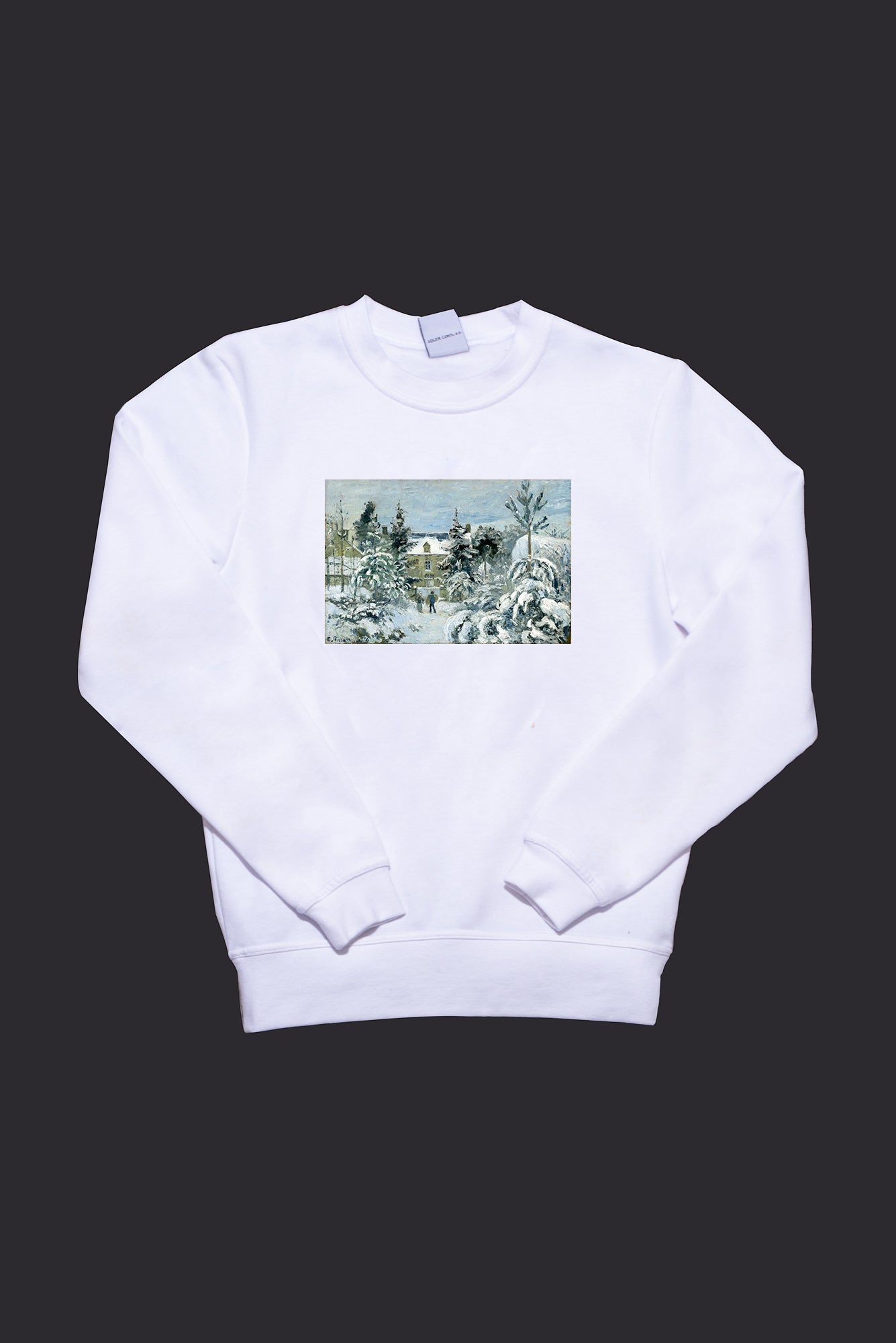 Pamut pulóver- Unisex (Piettes Haus in Montfoucault-  Camille Jacob Pissarro)