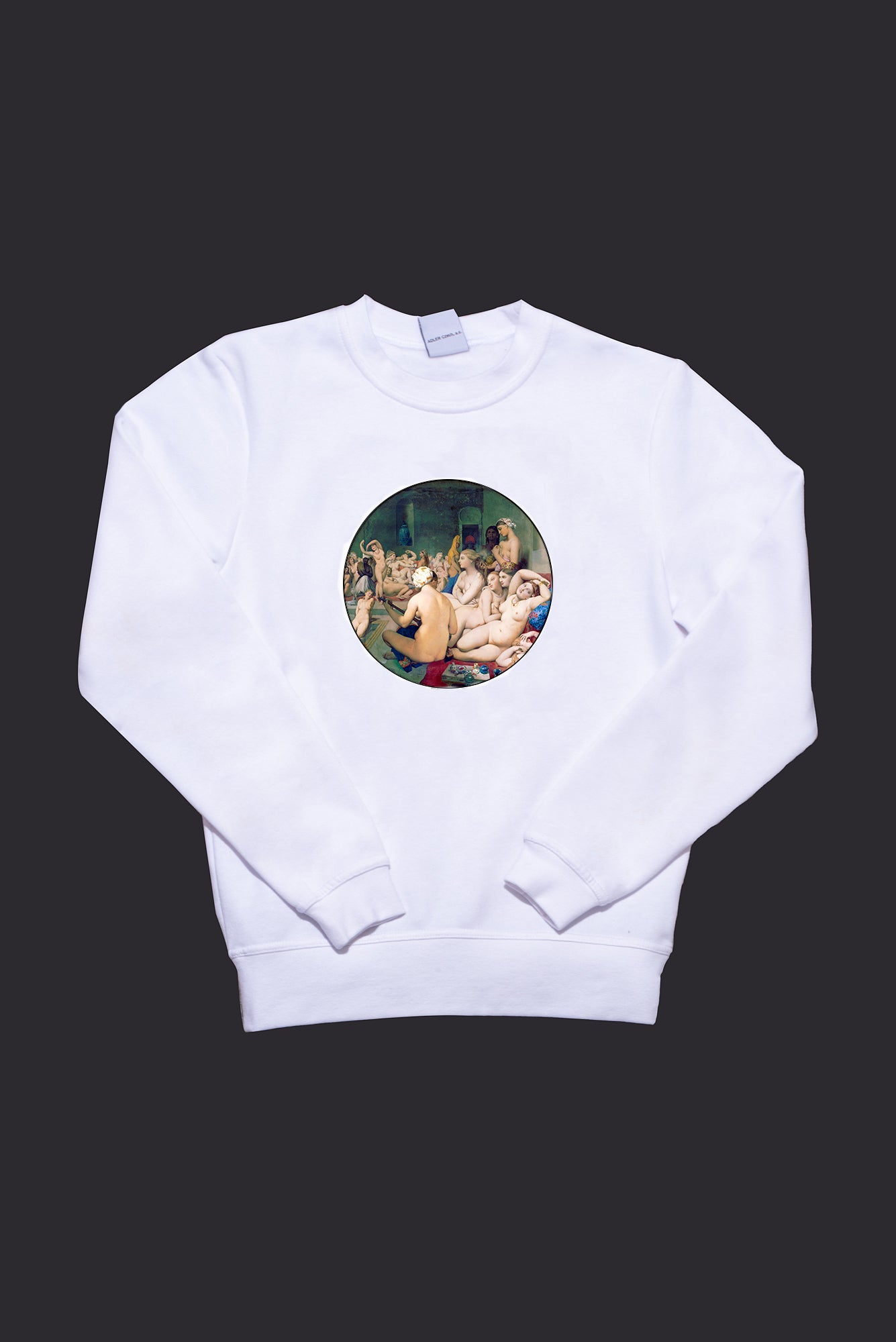 Pamut pulóver - Unisex (Jean-Auguste-Dominique Ingres - The Turkish bath)