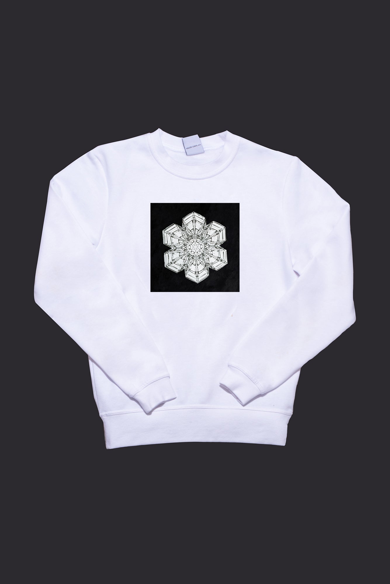 Pamut pulóver- Unisex (Wilson Bentley - Snowflake ll.)