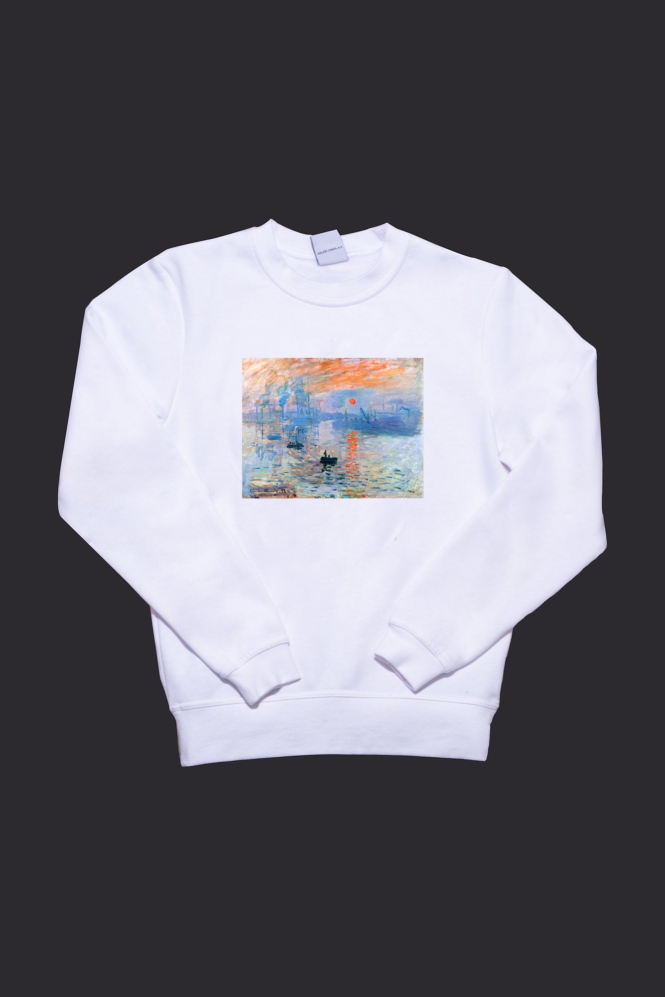 Pamut pulóver - Unisex (Claude Monet - Sunrise)