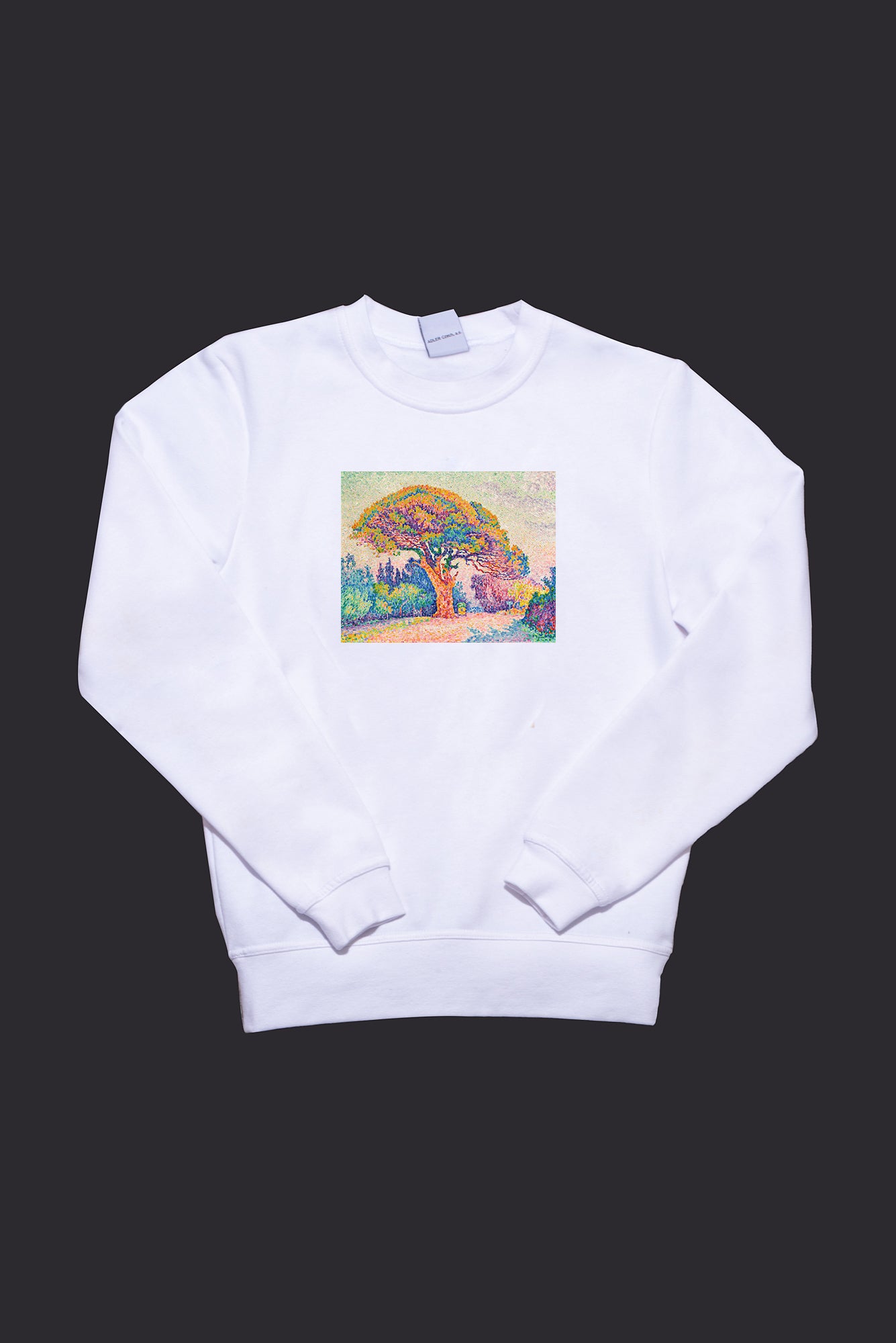 Pamut pulóver - Unisex (Paul Signac - The Pine Tree at Saint Tropez)