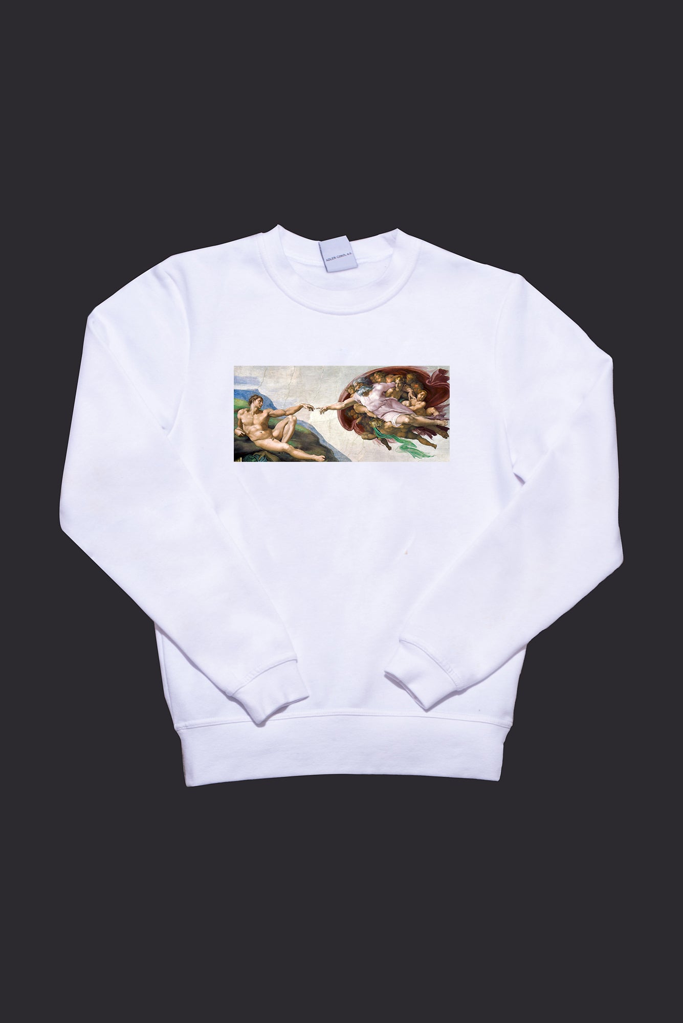 Pamut pulóver - Unisex (Michelangelo - The Creation of Adam)
