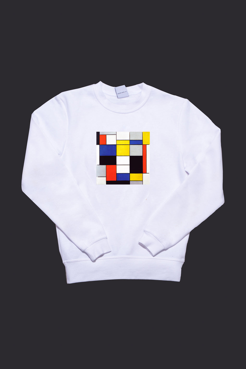 Pamut pulóver - Unisex (Piet Mondrian - Compositon A)