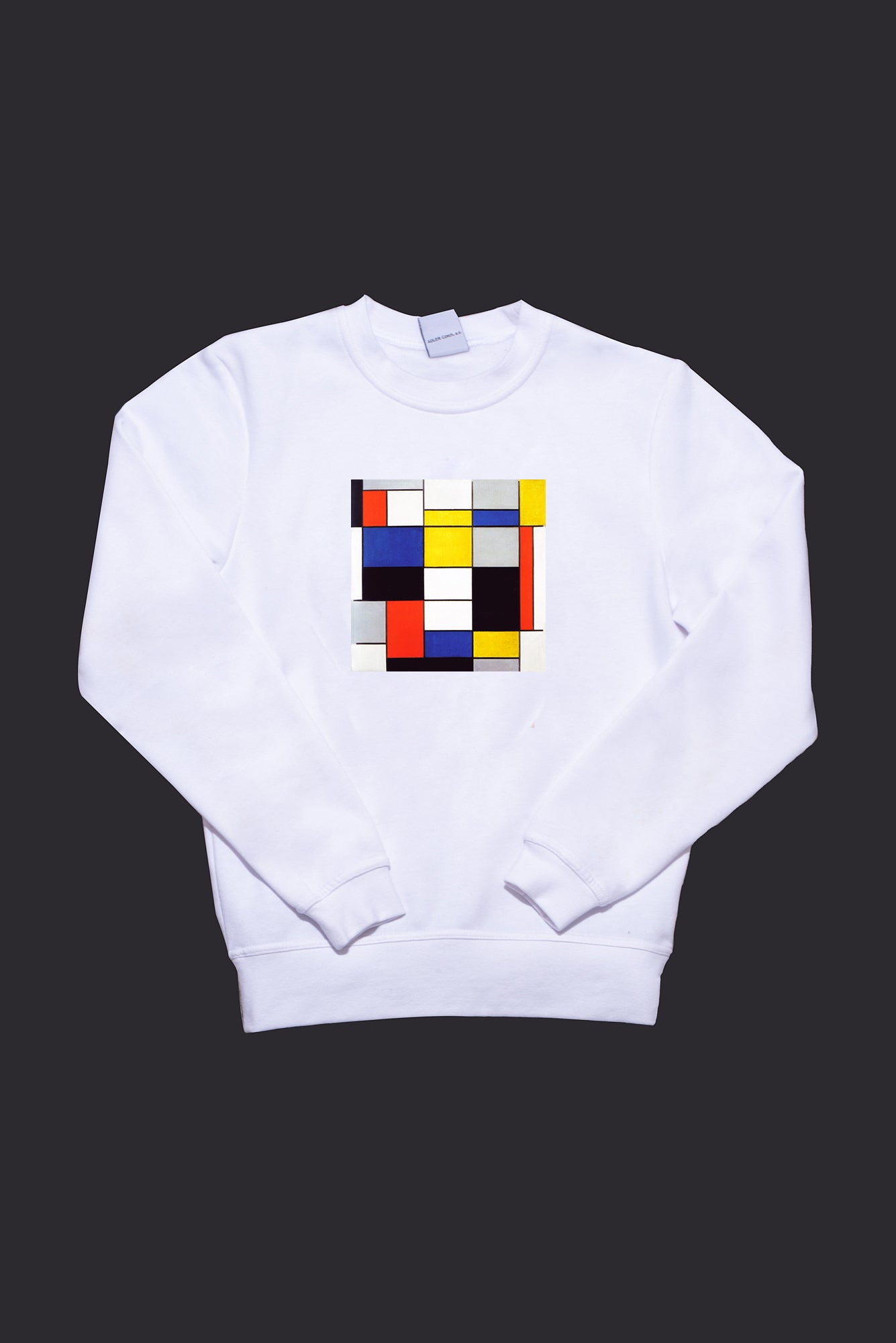 Pamut pulóver - Unisex (Piet Mondrian - Compositon A)