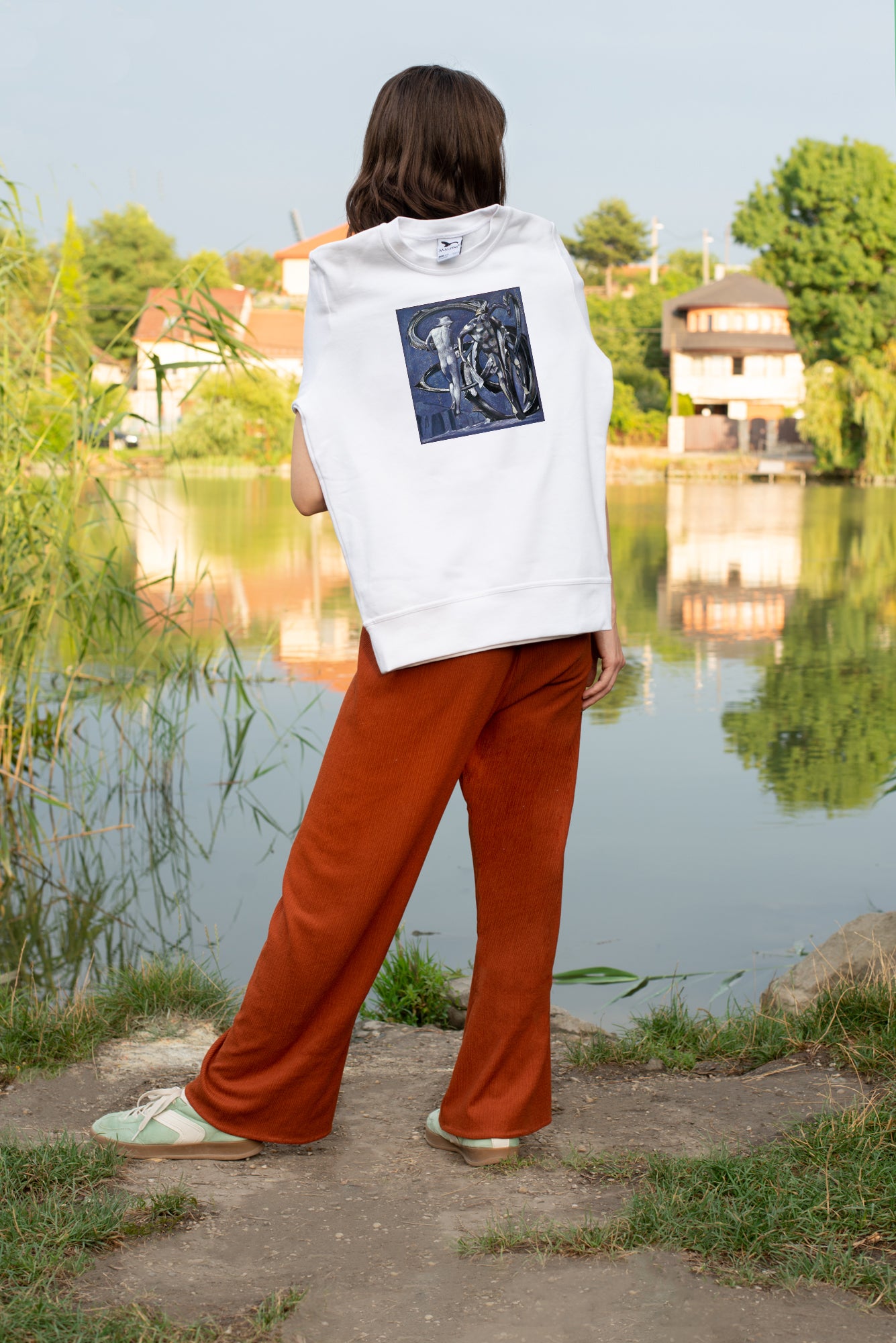 Pamut pulóver - Unisex (Sir Edward Burne-Jones - Perseus and Andromeda, study for The Doom Fulfilled)