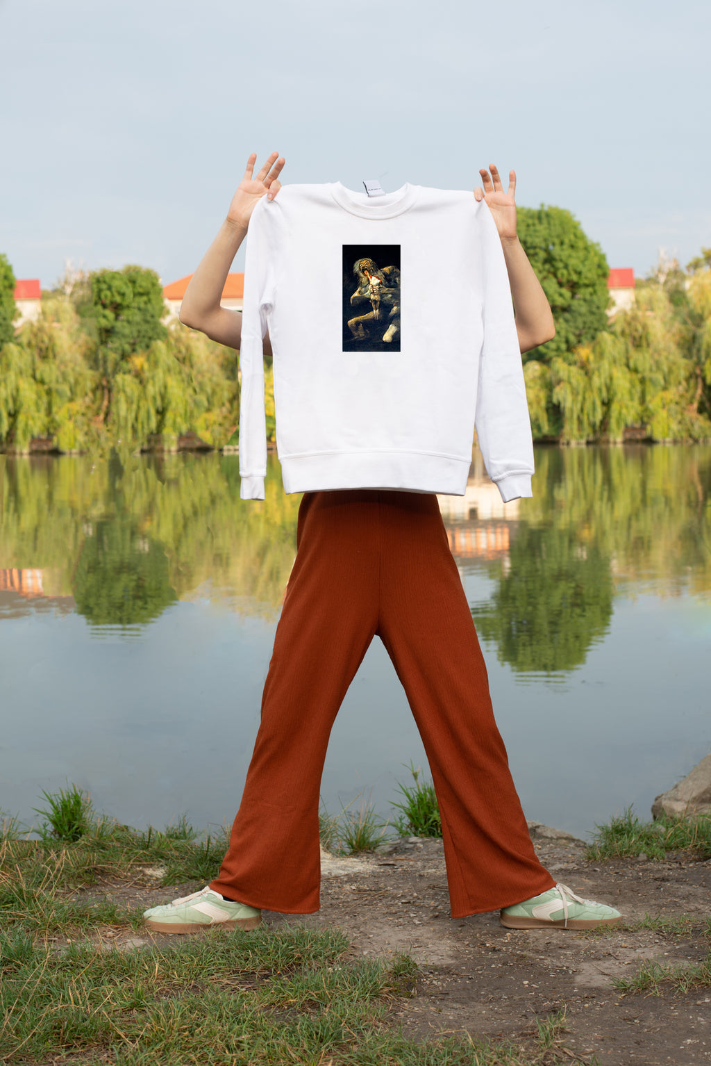 Pamut pulóver - Unisex (Francisco Goya - Saturn Devouring His Son)