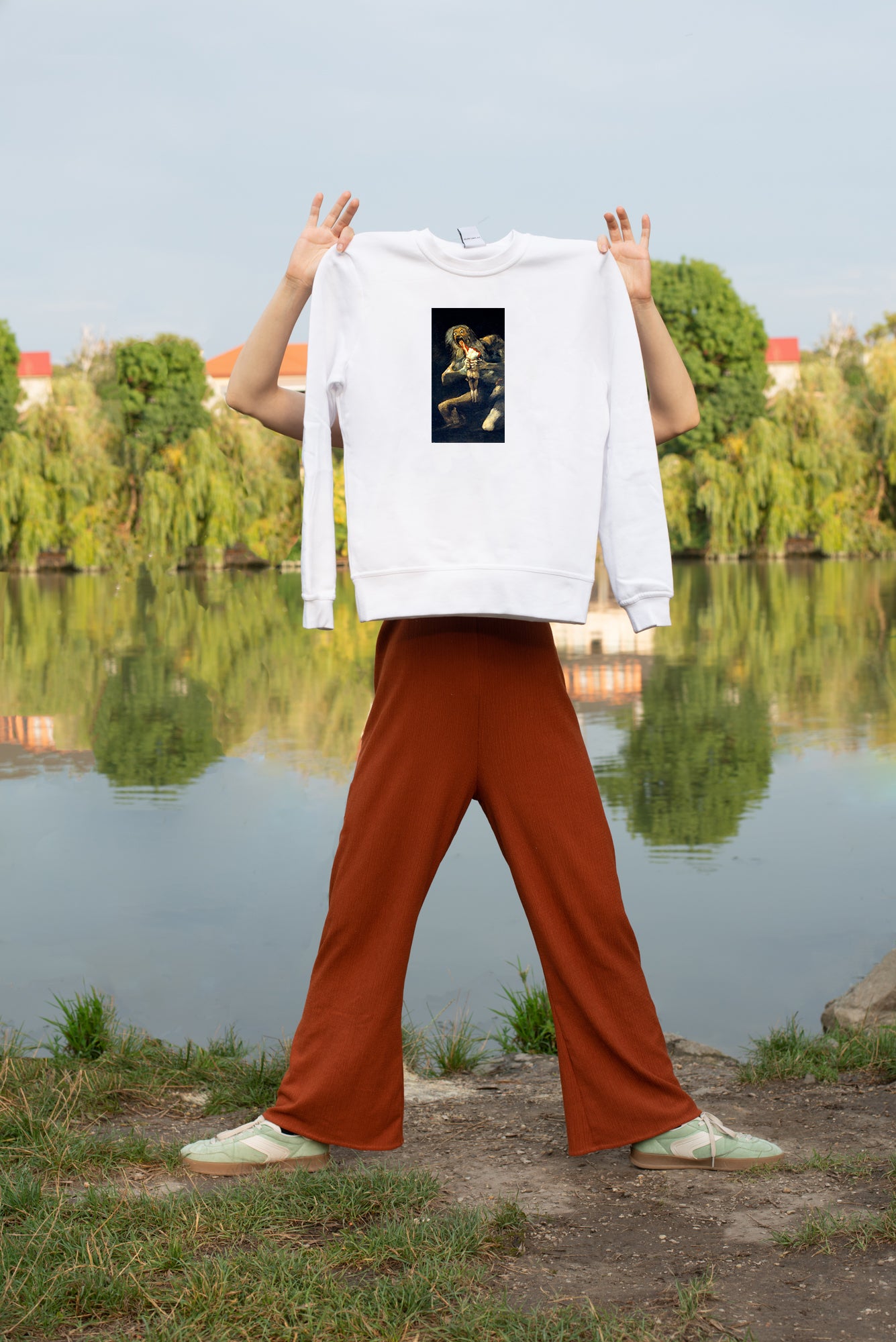 Pamut pulóver - Unisex (Francisco Goya - Saturn Devouring His Son)