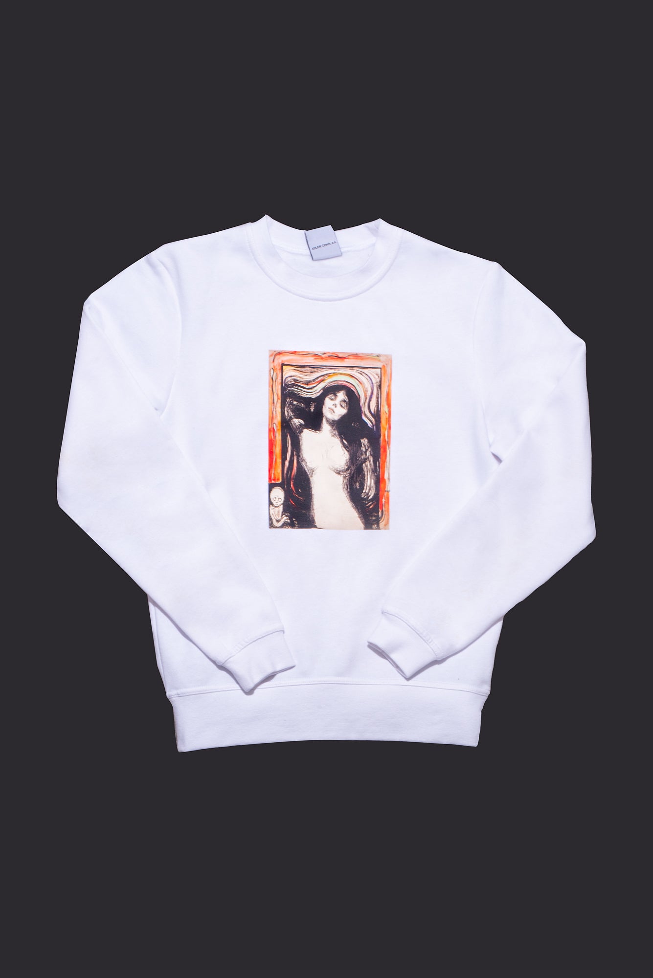 Pamut pulóver- Unisex (Edvard Munch - Madonna)