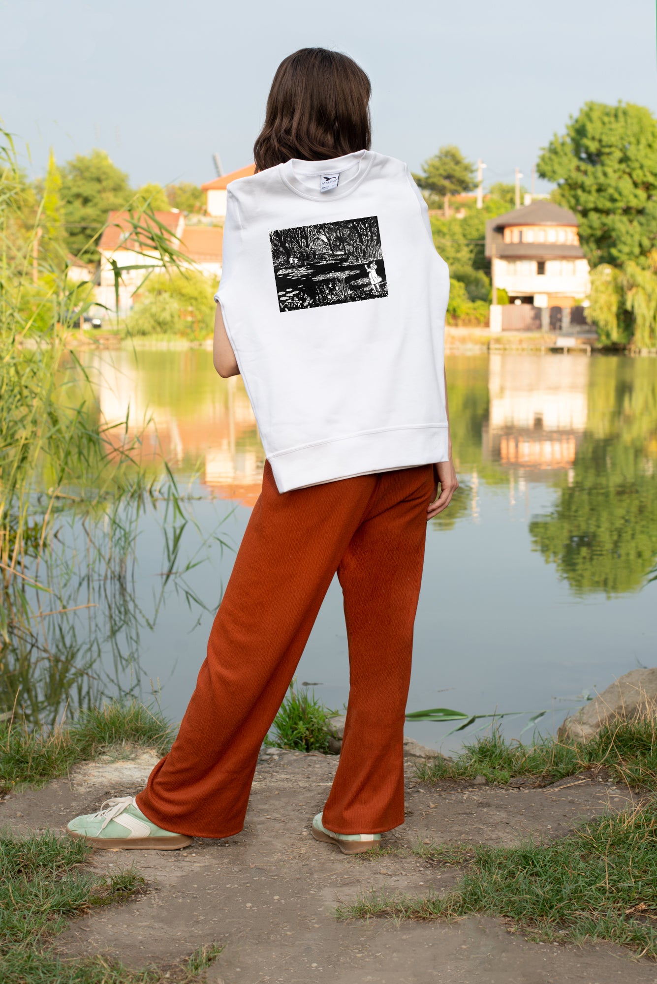 Pamut pulóver - Unisex (Henry Lyman - Lily Pond)