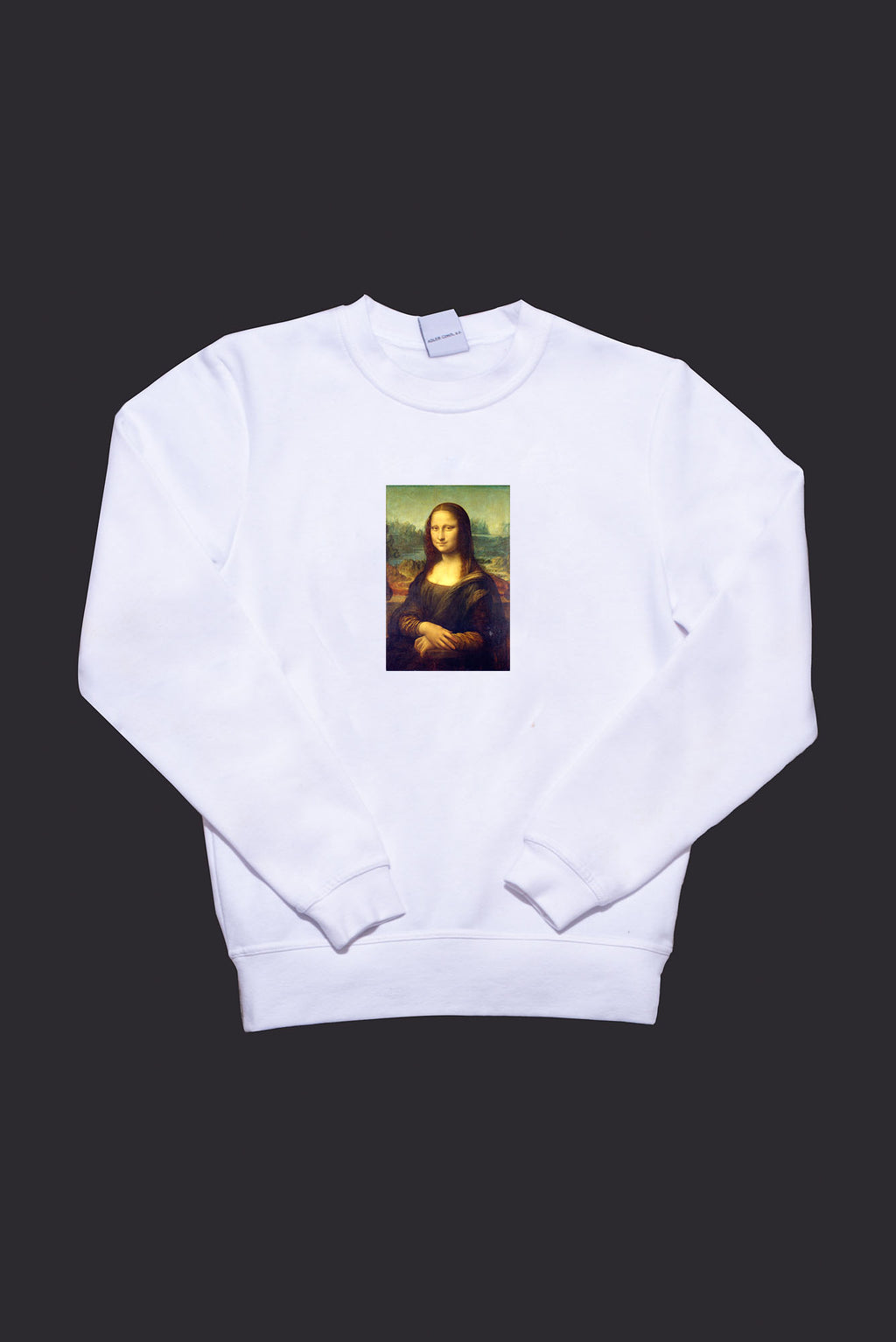 Pamut pulóver- Unisex ( Leonardo da Vinci - Mona Lisa )
