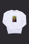 Pamut pulóver- Unisex ( Leonardo da Vinci - Mona Lisa )