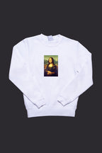 Pamut pulóver- Unisex ( Leonardo da Vinci - Mona Lisa )