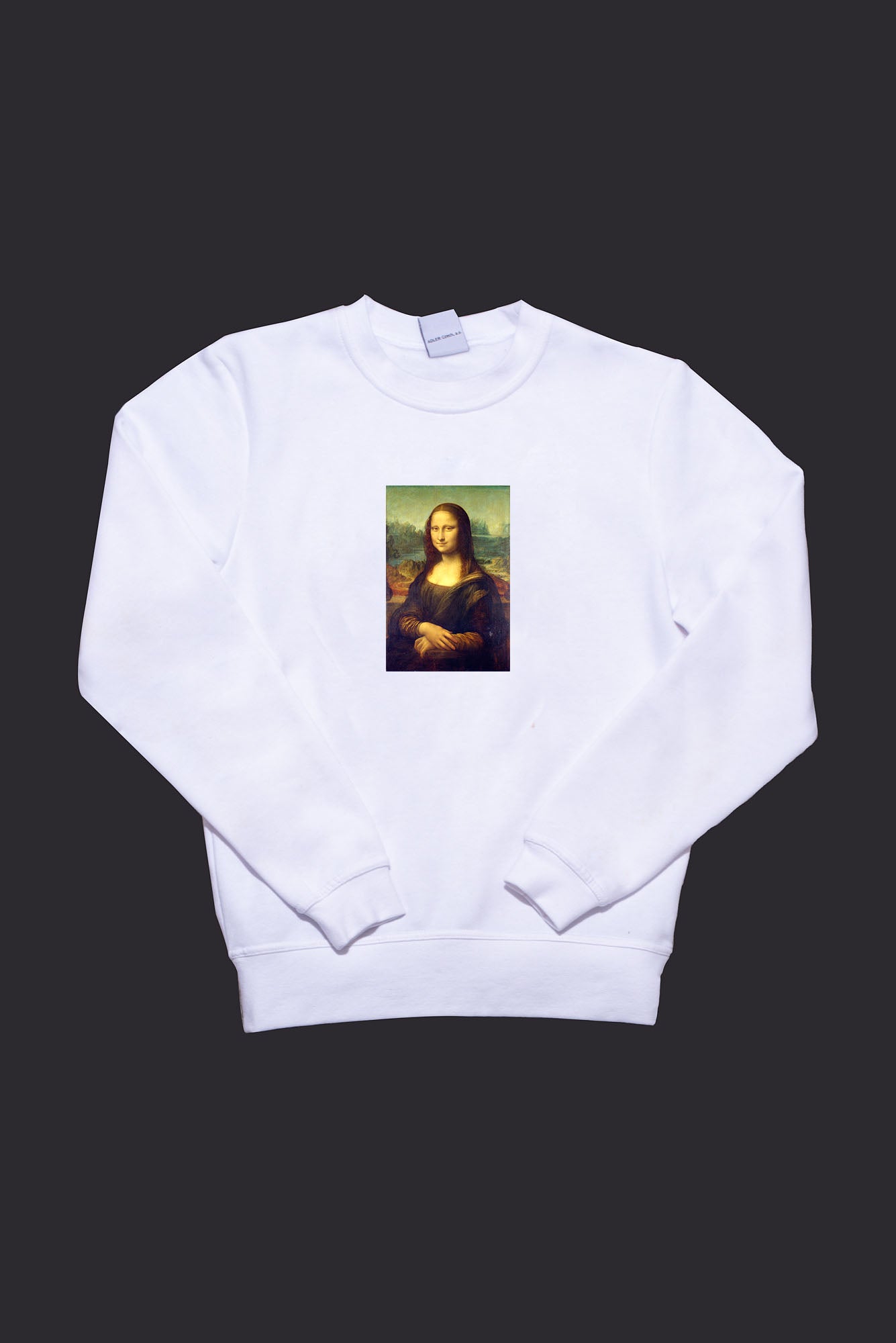 Pamut pulóver- Unisex ( Leonardo da Vinci - Mona Lisa )