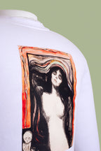 Pamut pulóver- Unisex (Edvard Munch - Madonna)